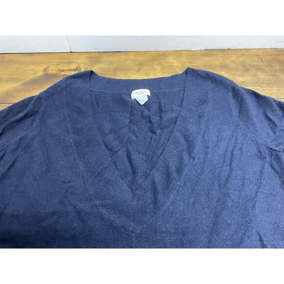 Club Monaco Black V Neck Pullover Cashmere Sweater Womens Size Medium - Picture 3 of 10